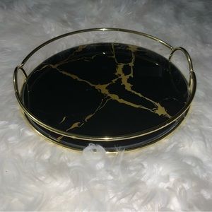 Simmerstone Round Marble Top Vanity Tray